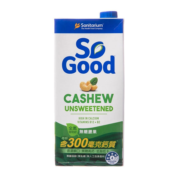 <transcy>Sanitarium SoGood Unsweetened Cashew Milk 1000ml</transcy>